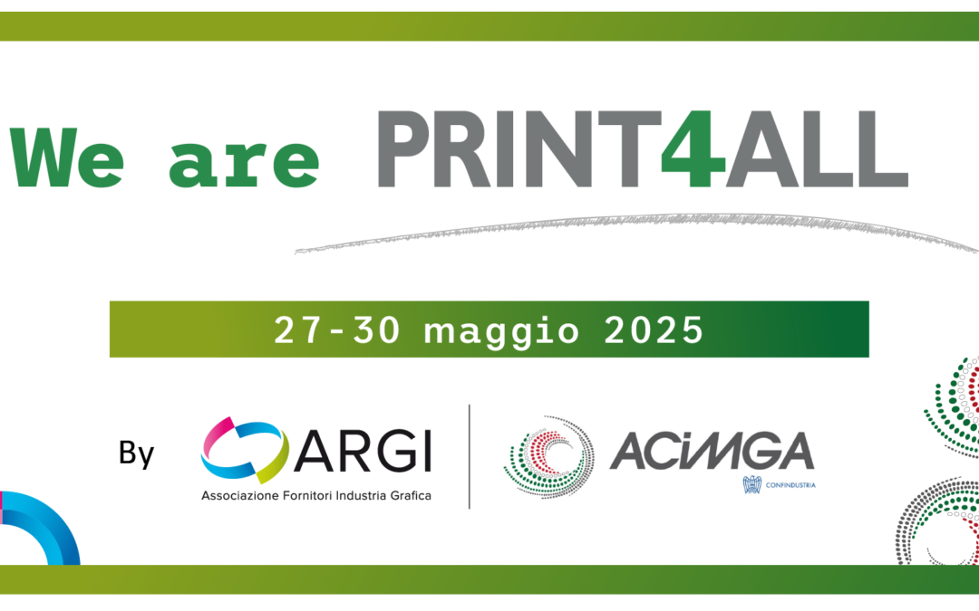Torna la Print4All 2025: in mostra l’innovazione del settore della Stampa e Converting