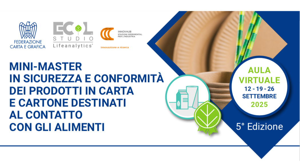 Formazione: nuova edizione del mini master MOCA, per packaging in carta a contatto con alimenti