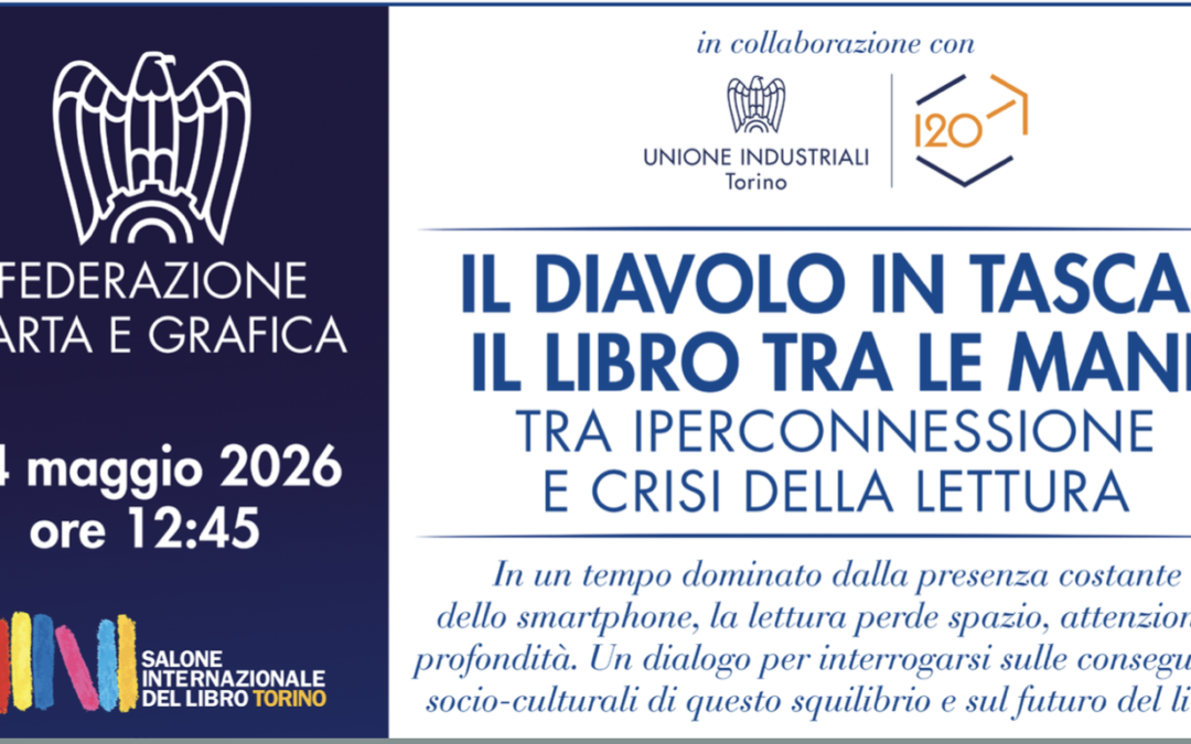 “Il diavolo in tasca, il libro fra le mani”: il 14 maggio al Salone di Torino il “digitale responsabile” secondo la Federazione